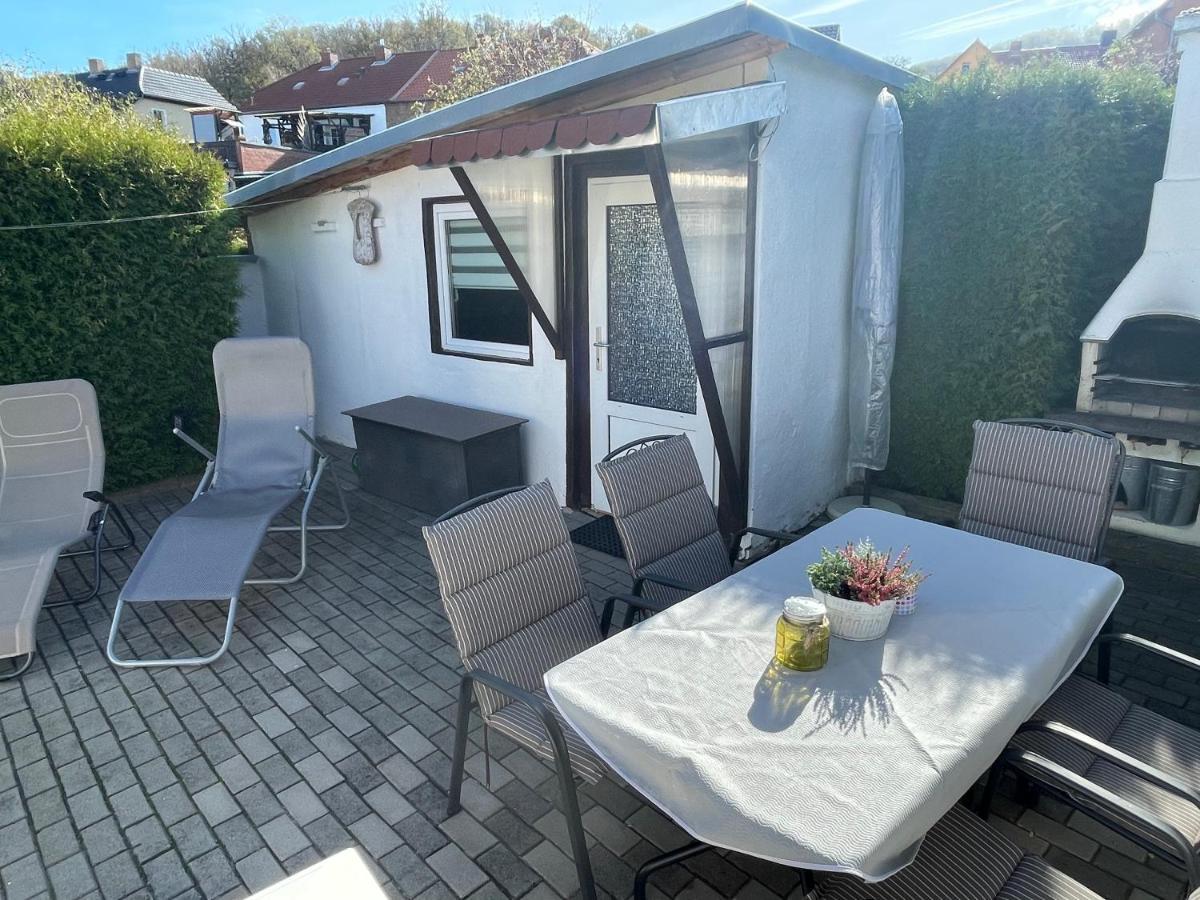Christels Ferienwohnung 1 In Thale Mit Sonnenterrasse Und Grill 外观 照片