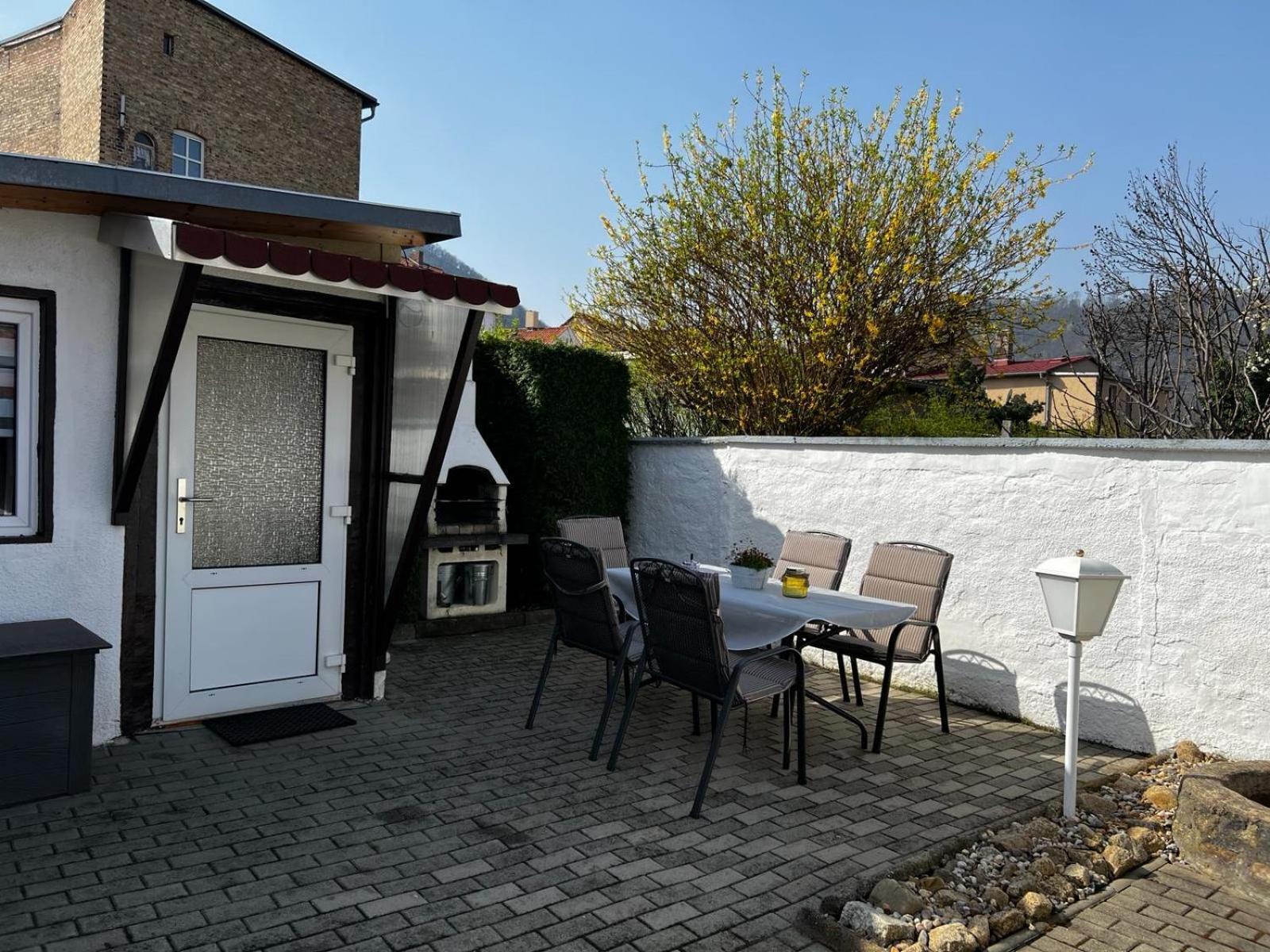 Christels Ferienwohnung 1 In Thale Mit Sonnenterrasse Und Grill 外观 照片